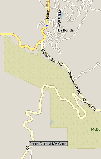 La Honda - Jones Gulch Detail