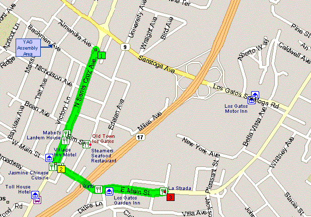 Map of Parade Route